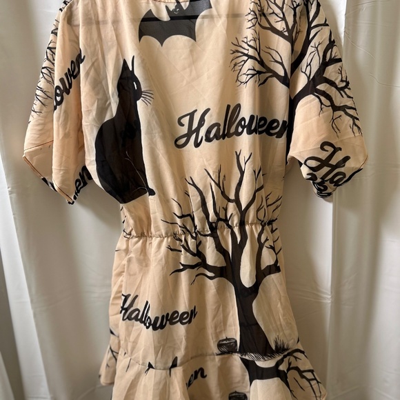 Halloween Silk Festive Dress - Picture 2 of 4